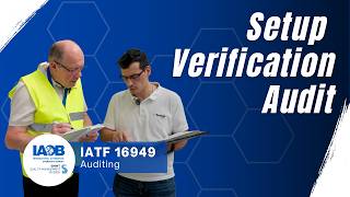 Auditing Machine Setup and Job Verification