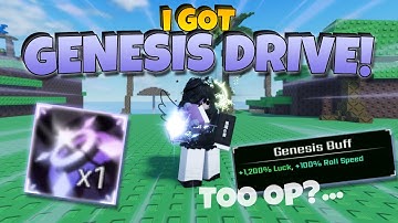 I GOT GENESIS DRIVE IN SOLS RNG!