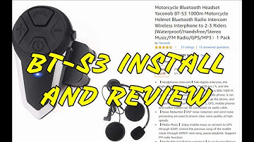 BT-S3 INTERCOM SETUP AND REVIEW #80