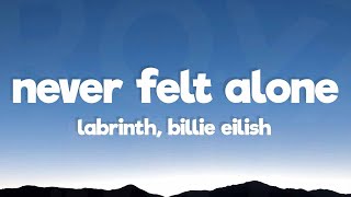 Labrinth, Billie Eilish - Never Felt So Alone (Lyrics)