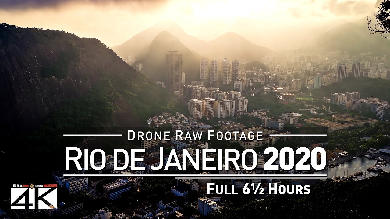 ⁣【4K】Drone RAW Footage | This is BRAZIL 2020 | Rio de Janeiro | Full 6 Hours | UltraHD Stock Video