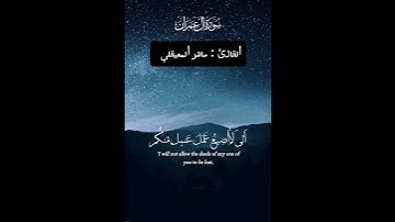 أواخر سورة آل عمران بصوت القارئ ماهر المعيقلي #قرآن #راحة_نفسية #ماهر_المعيقلي #اكسبلور #فكرة_بخطوة