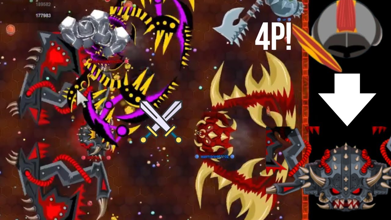 Lv 37 DB kill Lv 41-Lv39! 4P MEGA V! Evowars.io