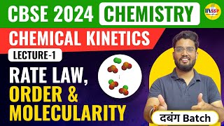 CBSE 2024 CHEMISTRY | Chemical Kinetics Class 12 | Lec:-1 Rate Law, Order &amp; Molecularity | AB Sir