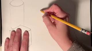 How to overlap 3D shapes in a still-life.
