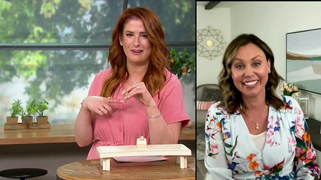 Diamonique Bezel Set Halo Ring, Sterling Silver on QVC