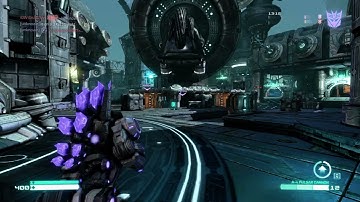 Transformers FoC: Cheater using Shockwave ability.