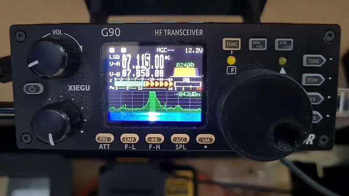 Xiegu G90 - Strong Signal Overload - No AGC
