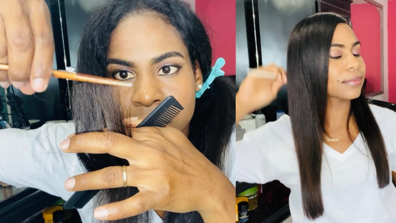 Split Ends? WATCH THIS! HOW TO TRIM YOUR ENDS AT HOME. haircaretips 
