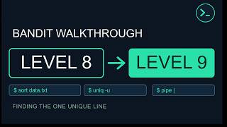 OverTheWire Bandit Level 8 to 9 Walkthrough | Finding the One Unique Line (sort & uniq)