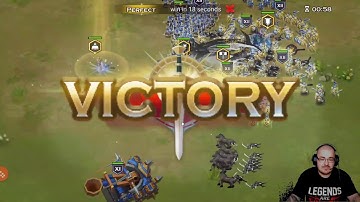 Art of Conquest(AoC) Void Mirror stage 75, 79 and 80(PERFECT only 80) done with mostly silver troops