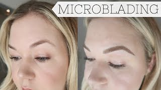 GOT MY BROWS MICROBLADED...IT HURTS???