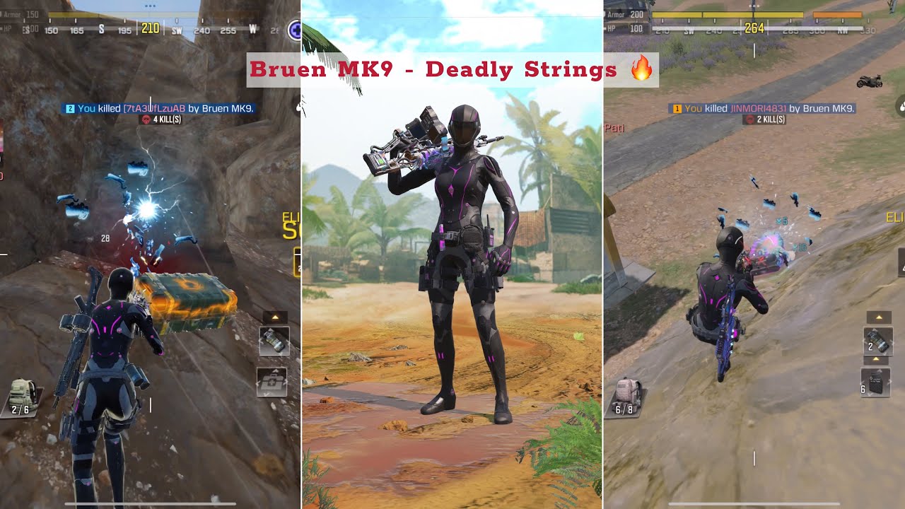 Gameplay with New Legendary Bruen MK9 Deadly Strings with Florence Night Terror Call of Duty Mobile