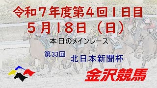 金沢競馬LIVE中継　2025年5月18日