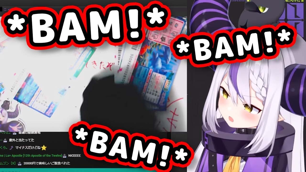 Laplus Desk-Slams So Hard Her Camera Starts Bugging Out 【Hololive】