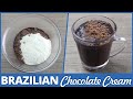 HEALTHY CHOCOLATE CREAM! Only 3 Ingredients! Really Easy!