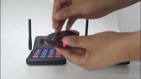 How to set Retekess T119 pager work with 2 keypad transmitters?