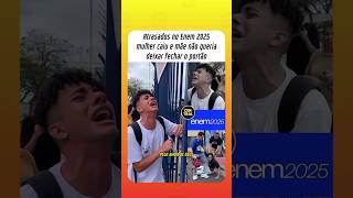 Atrasados no Enem 2025 segundo dia de prova mulher correndo acaba caindo #enem
