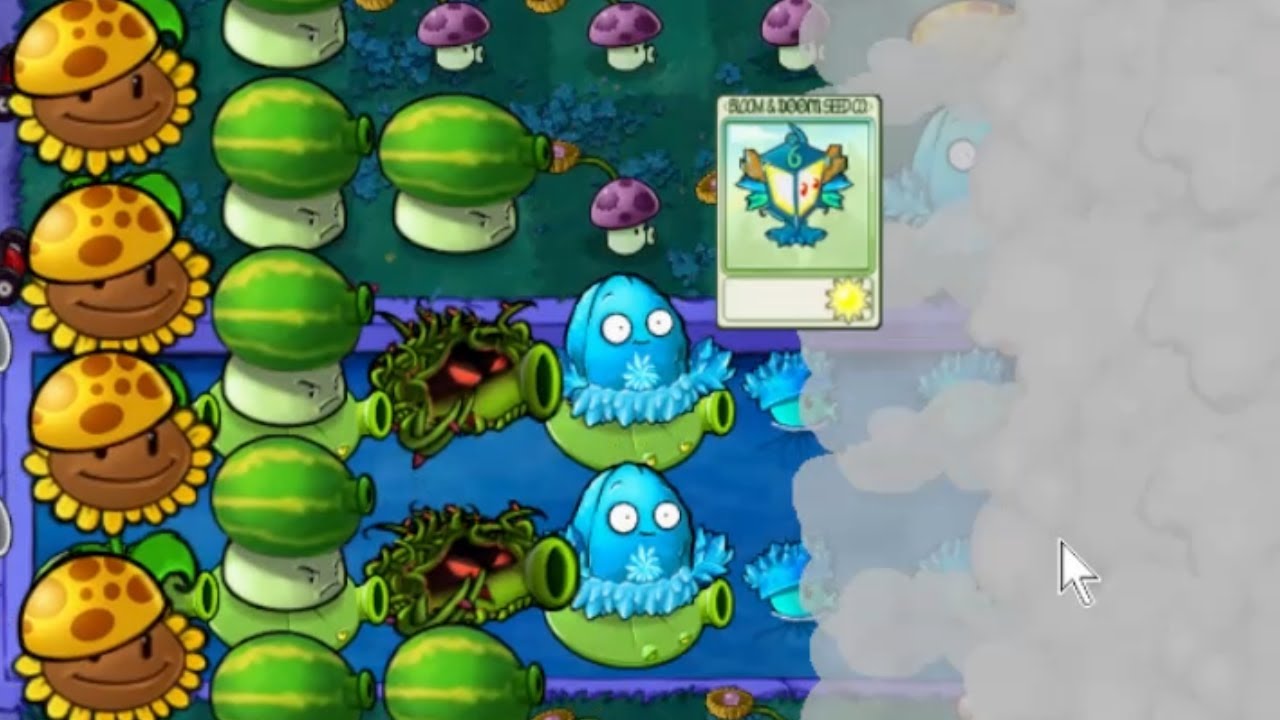 PVZ Hybrid - Ice Lantern plant from Adventure Mode Level 2-7