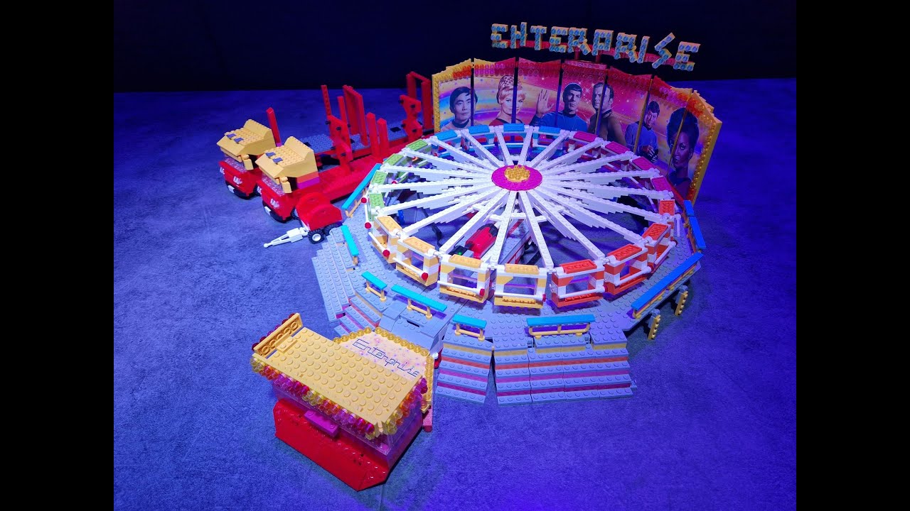 LetsGoRides Enterprise *** Manège / Attraction Foraine en Lego ***