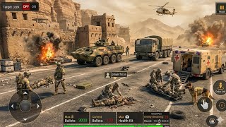 Offroad Army Truck Driving Simulator 3D - Army Truck Driving Cargo Games 2026 - Andriod Gameplay . screenshot 3