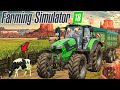 DEUTZ _ FAHR  Tractor With loading crop sell &amp; Pige feeding in fs18 | fs18 gameplay Timelapse 