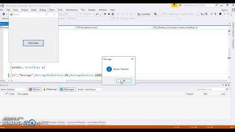 How show values in messagebox and textbox control in C#  in Urdu