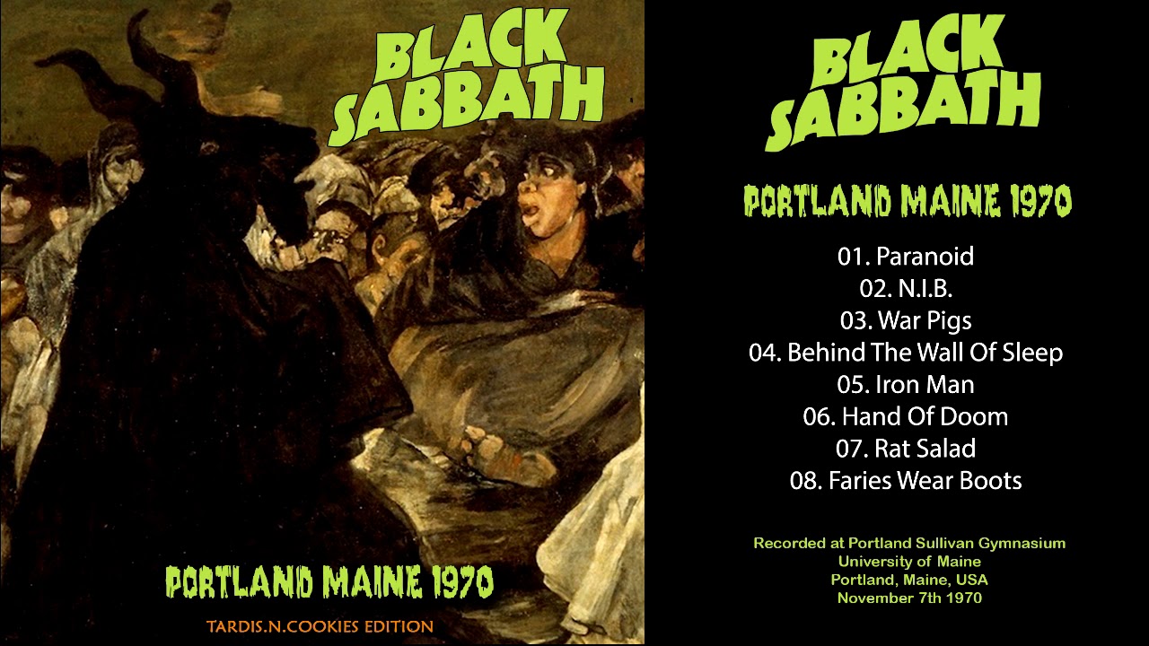 Black Sabbath 1970.11.07 Portland Maine USA First Gen Remaster