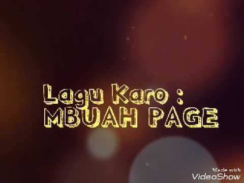 Pio-pio,  cipt: komp,  dari T, karo Djaga Depari.