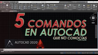 5 COMANDOSTRUCOS EN AUTOCAD  Español