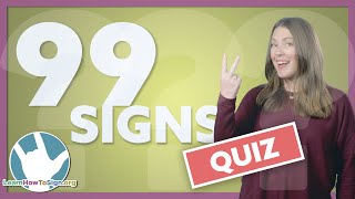 ASL Receptive Quiz | My Family | 99 Signs Part 2