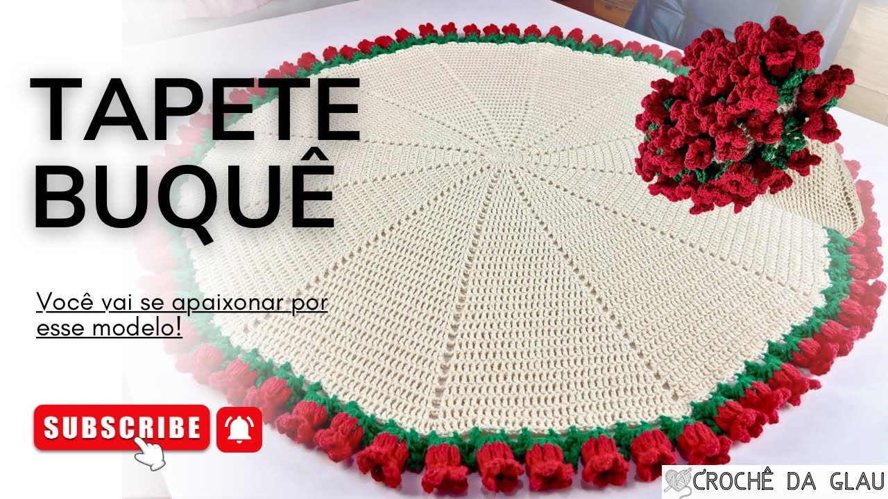 Вязаный крючком букет роз, который стал вирусным в TikTok / Шаг за шагом #DIY #crochetrug