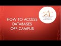 How to access databases at home