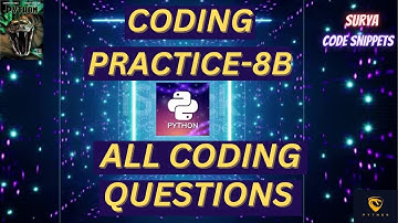 Code Practice-8b | CCBP | NxtWave CCBP 4.0 |Python Coding | Python