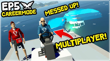 My Friend HAD TO SAVE ME, WE FLIPPED! - Stormworks Career mode - Part 5