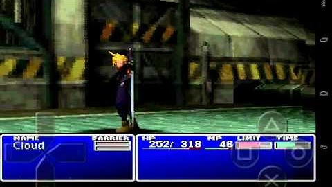 final fantasy 7 playing on galaxy note