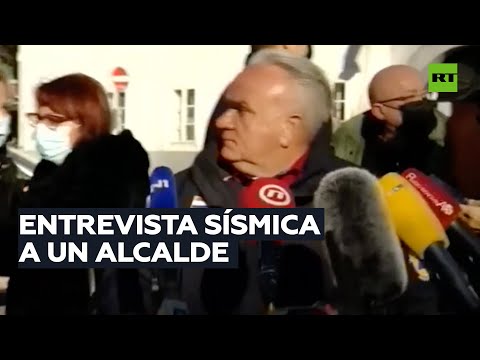 Réplica de sismo interrumpe la entrevista a un alcalde de Croacia
