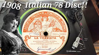 Download Lagu 118 jaar oude plaat - 1908 Odeon Fonotipia Italiaans 78 - La Traviata van Giannina Russ (opera so... MP3