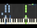 Les Choristes - Vois sur ton chemin (Piano facile)