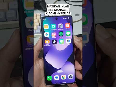 Cara matikan iklan di aplikasi File Manager Xiaomi #iklanxiaomi #matikaniklan #iklanhyperos