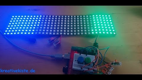 Arduino LED-Rennen spiel, Duell der Lichtpunkte. Anfänger Projekt.