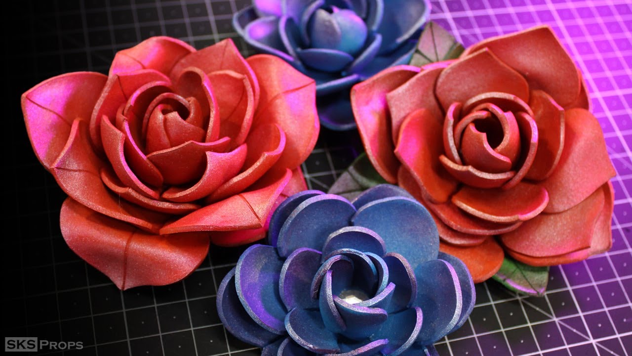 These Foam Flowers are Fantastic And Easy! - The Crazy Cricut Lady