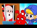 Santa goes to jail christmas eve  more holiday cartoons for kids  morphle vs orphle channel