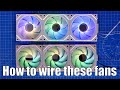 How To Wire And Connect Interstellar V2 Unifans In Your PC TZMRIT Interstellar And Other Models 