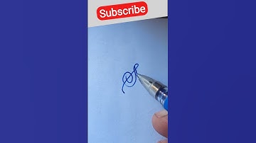 Cursive handwriting | Letter S in treble cleff #shorts #shortvideo #tiktok