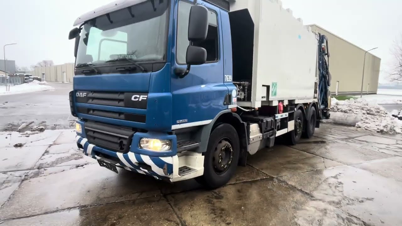 Daf CF250 Euro5 Garbage compacter truck VDK
