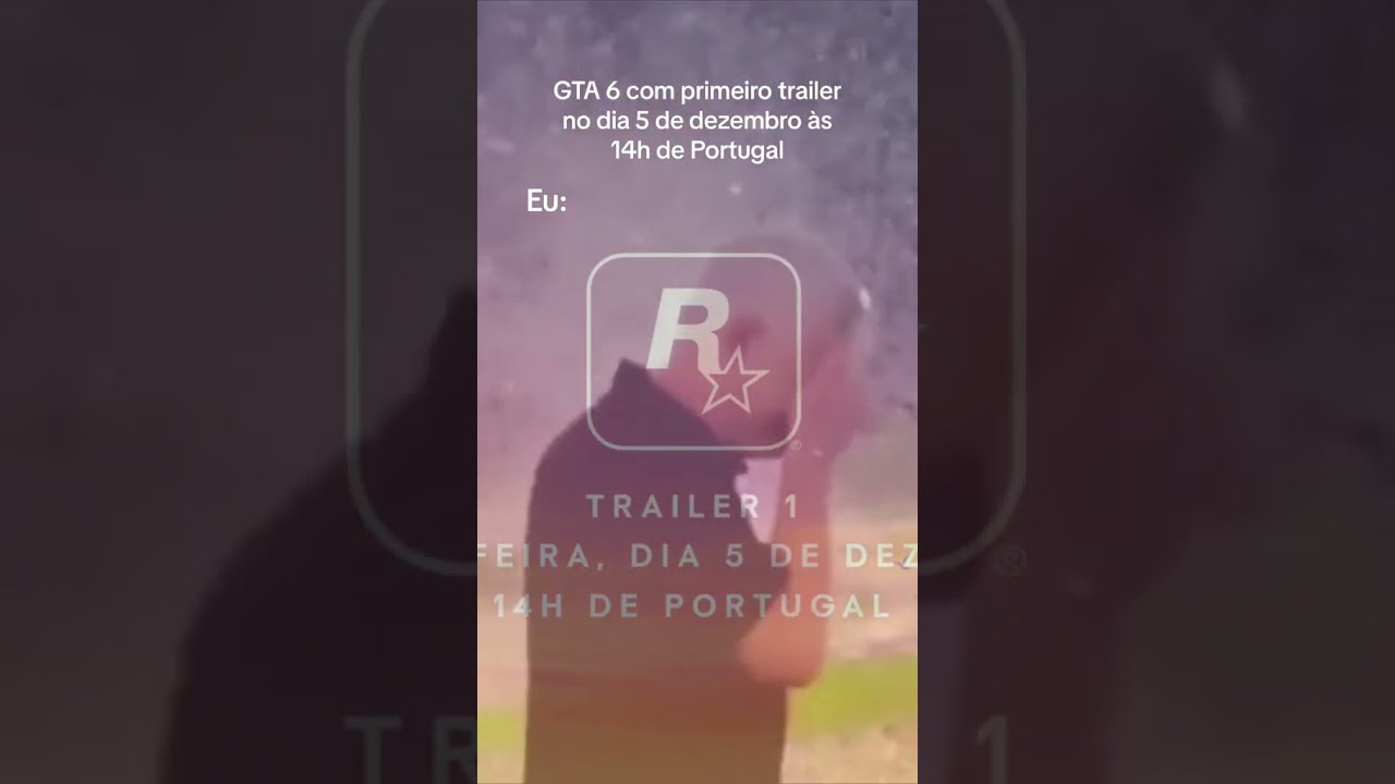 POV: GTA 6 com primeiro trailer dia 5 de dezembro às 14h de Portugal. Eu:  😭🤩🥳 #shorts #GTA6 