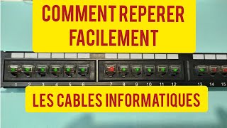 Comment repérer facilement les câbles informatiques sur un panneau de brassage