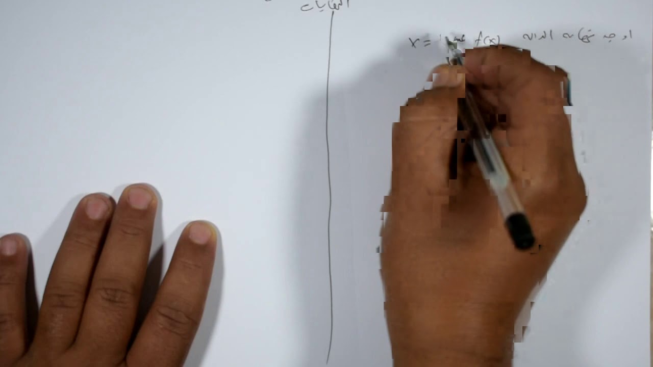 دراسة نهايات الدوال