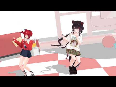 【にじさんじMMD】　ビバハピ　【戍亥とこ/アンジュ・カトリーナ】